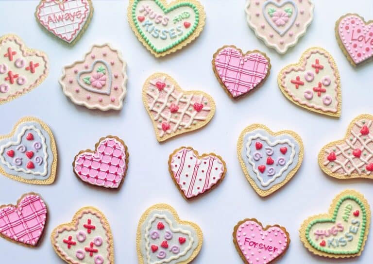 valentine's day, valentine, cookies